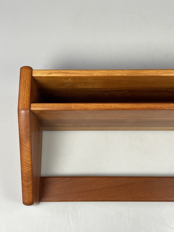 Image 1 of Vintage Wall Shelf, Dyrlund, Solid Teak, Denmark 1970's