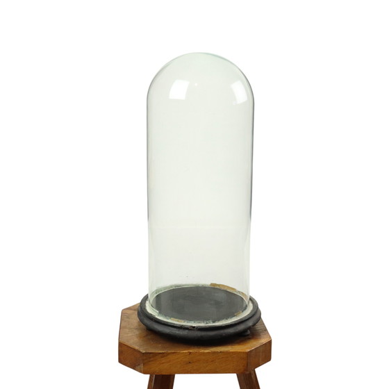 Image 1 of Antieke Stolp Globe Mondgeblazen Glas