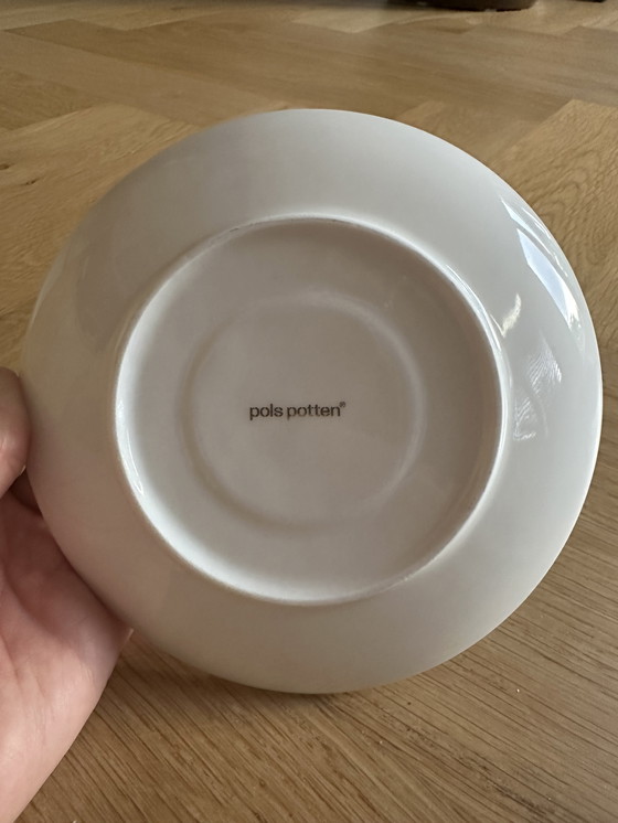 Image 1 of POLS POTTEN tea cup with saucer - 4 pieces