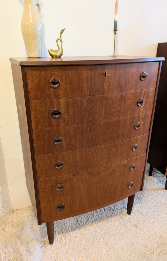 Image 1 of Vintage Danish Chest of Drawers, Kai Kristiansen