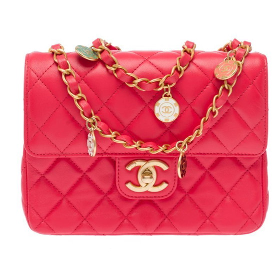 Image 1 of Sac CHANEL Timeless/Classique en Cuir Rose - 103408