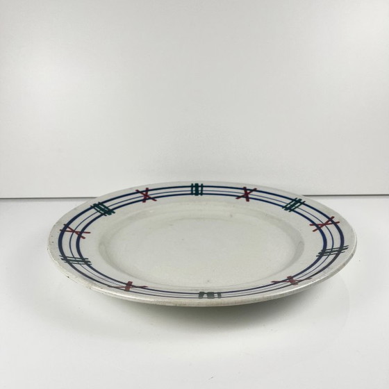 Image 1 of Rare round KG Lunéville "Tolosa" platter, 1910/1920