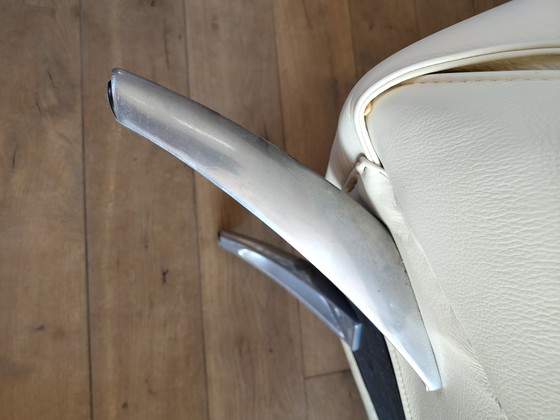 Image 1 of Leolux Tango 1 persoons (loveseat 2pers) lederen bekleding plm 1996 design zeldzaam 