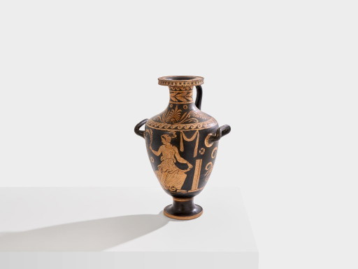 Terrakotta-Hydria, bemalt von Primato, Süditalien, ca. 330 v. Chr.