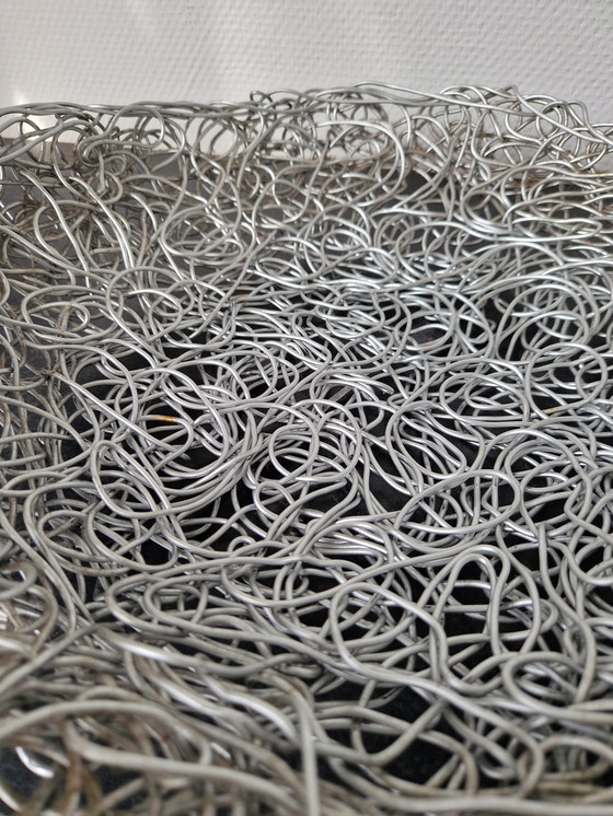 Image 1 of Vintage Alessi Nuvem XL wire schaal Fratelli Campana design