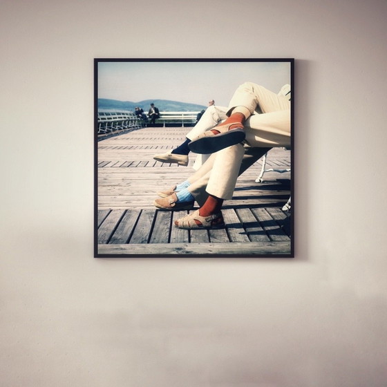 Image 1 of 1x Farbfoto aus dem Jahr 1973 - Schuhe im Deck, 1973