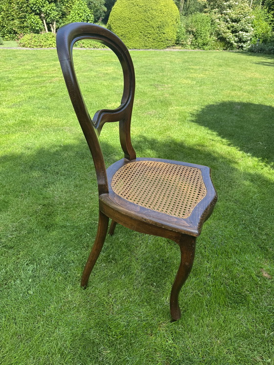 Image 1 of Sedia Biedermeier antica
