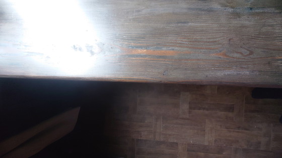 Image 1 of Table de salle à manger industrielle vintage