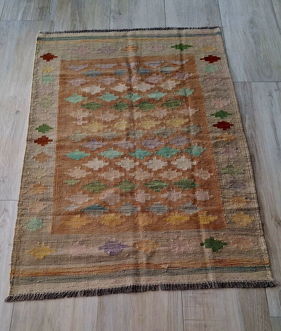 Image 1 of Beautiful hand-knotted small kilim from Afghanistan