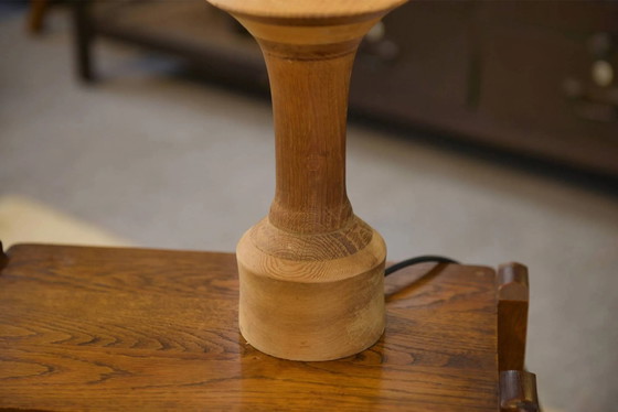 Eiken lamp uit de jaren 50 – Tafellampen, Vintage (photo 9 of 10)