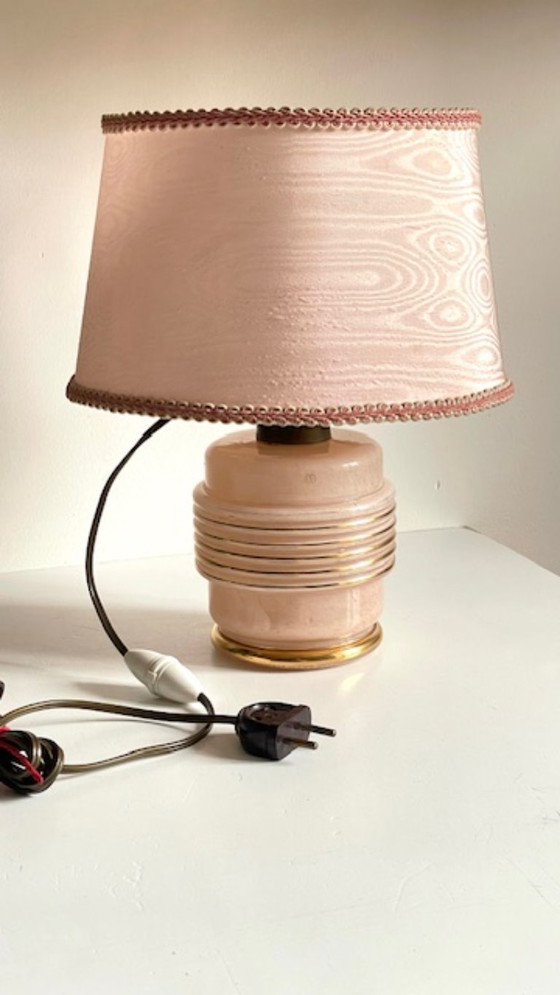 Image 1 of Clichy Glass Lamp, Art Deco