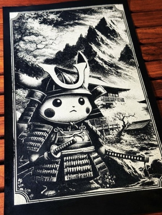 Image 1 of Kunstwerk Pikachu (Pokemon) Moment of Peace