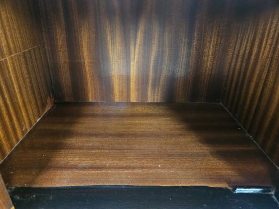 1960s Mahogany Burl Nightstands With Glass Tops – Wood (photo 16 of 20)