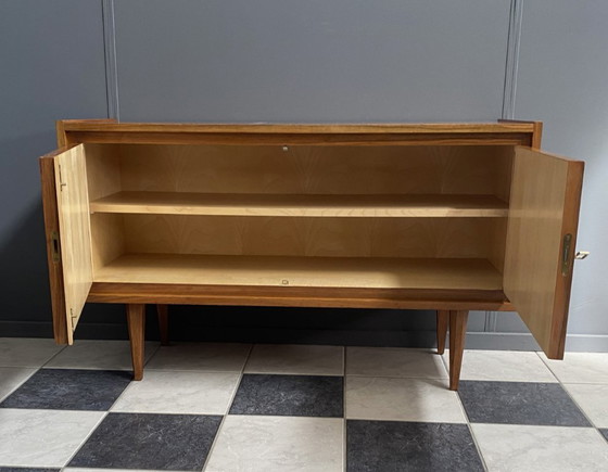 Image 1 of 2-door wood sideboard or Record cabinet 1970s