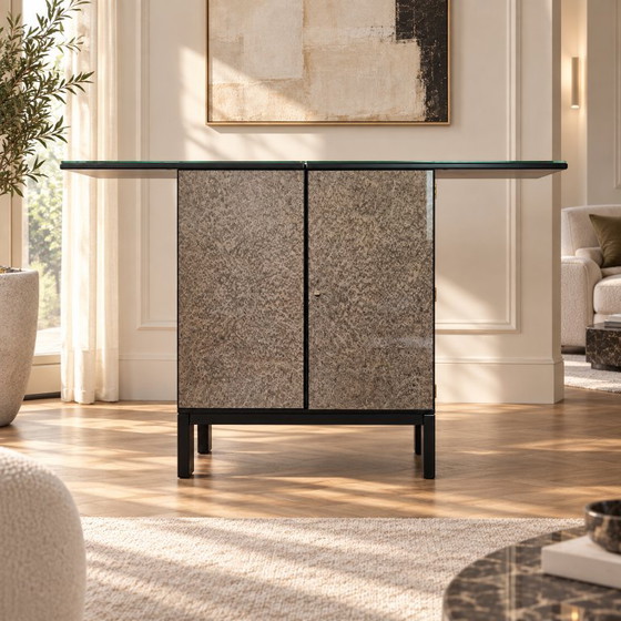 Luxus Hotel Adlon Barschrank, Berlin 1997 von Living Design – Getränkeschrank, Glass, Wood (photo 10 of 15)