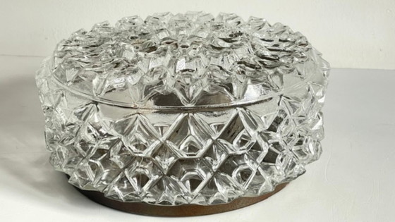 Luxalp N°220 Semi-Crystal Ceiling/Wall Light, 1950s – Glass (photo 13 of 28)