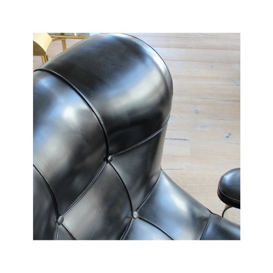 Image 1 of Fauteuil met poef