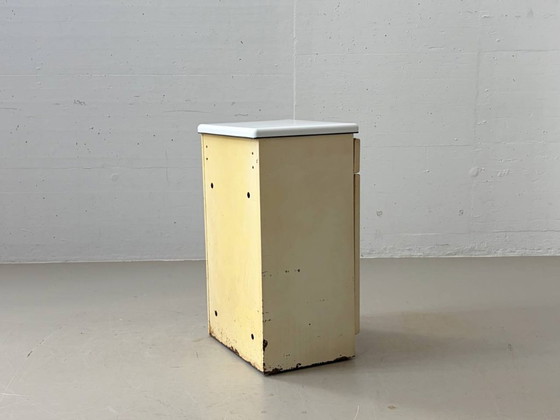 Image 1 of Industrial steel sheet chest of drawers by R. Daurat, France, 1950s