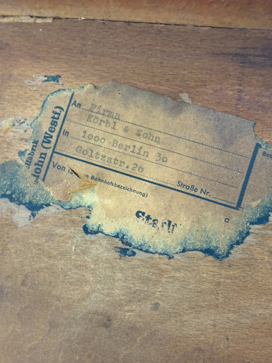 Image 1 of Set of 4 vintage wooden chairs – country style dining chairs / chairs