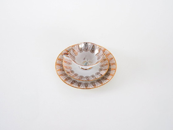 Image 1 of Porseleinen kopje, Duits ontwerp, jaren 70, vervaardigd door Bavaria Elfenbein Porzellan