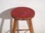 Antique wooden stool with round seat – Central Europe, circa 1950 – Rustic (photo 15 of 34)