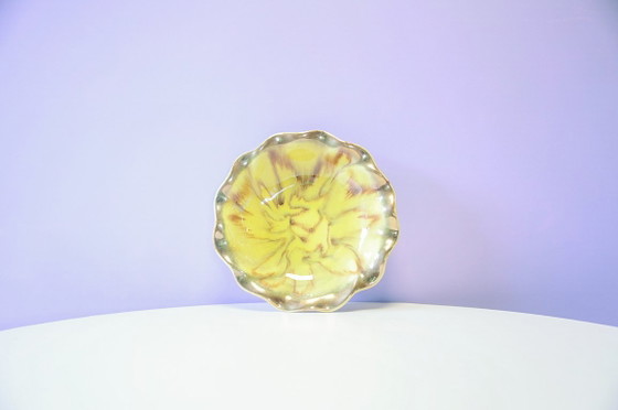 Vintage Yellow Ceramic Bowl – Crockery (photo 3 of 6)