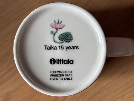 Image 1 of Mug Ittala Taika édition 15e anniversaire rouge 2 x 0,4 L
