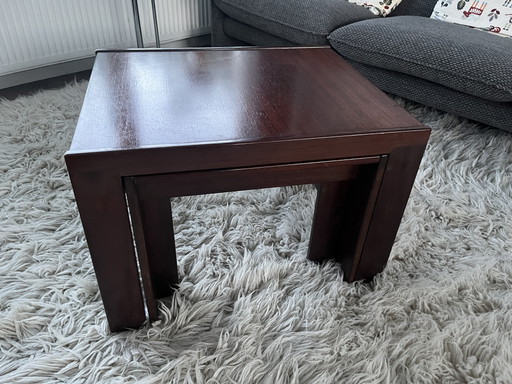 ENSEMBLE DE 3 TABLES GIGOGNES MODÈLE 777 PAR AFRA SCARPA & TOBIA SCARPA POUR CASSINA, ANNÉES 1960