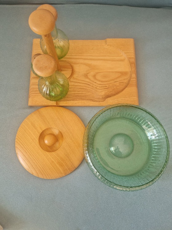 Image 1 of Artek – Alvar Aalto – Tischset – Holz und Glas