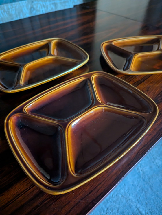 Image 1 of 4x vintage gourmet plates