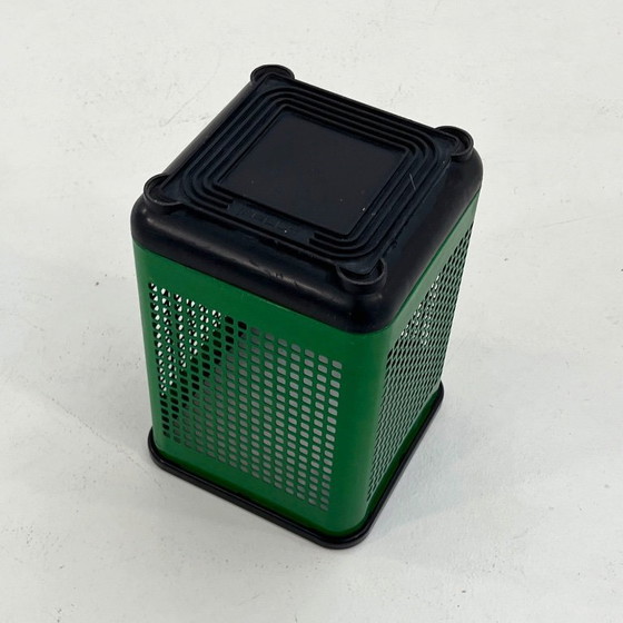 Image 1 of Poubelle perforée verte de Neolt, années 1980