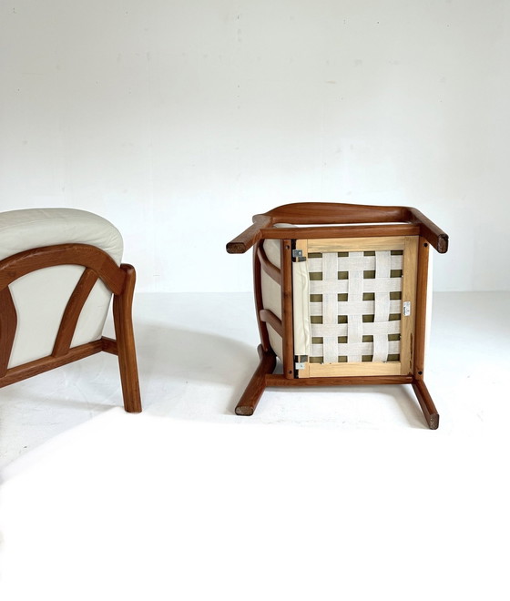 Image 1 of 2x vintage Deense fauteuil, Komfort '80
