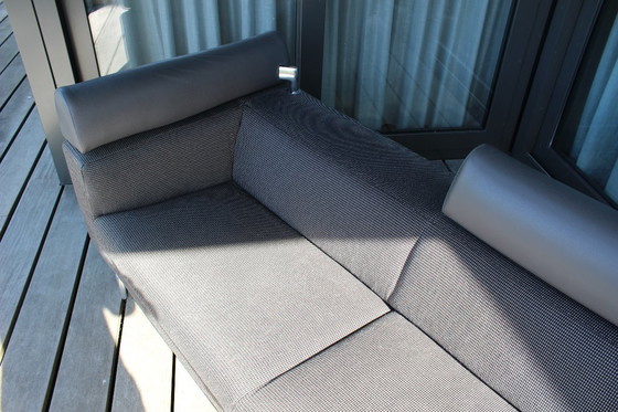 Image 1 of Leolux Sofa 3-seater pouf right