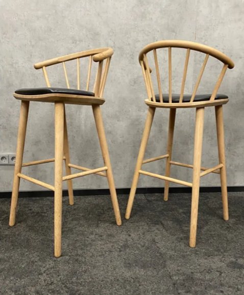 Image 1 of 4x Bolia Sleek Barhocker, Sitzhöhe 77 cm