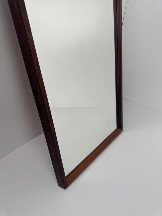 Image 1 of Aksel Kjersgaard Model 145 Palissanderhouten spiegel – Deense elegantie uit het midden van de eeuw