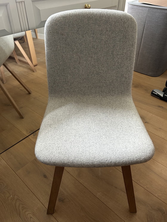 Image 1 of Chaise de salle à manger Bolia Palm - Chêne chiné gris clair