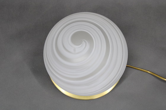 Image 1 of 1980s Italian Globe Glass Table Lamp