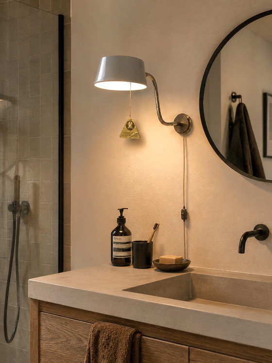 JUMO 750 wall light, brand new and original - 1950s industrial style – Metal, Chrome (photo 9 of 15)