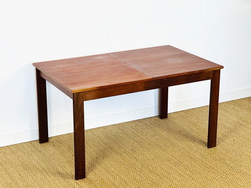 Mesa de comedor rectangular vintage, 1960