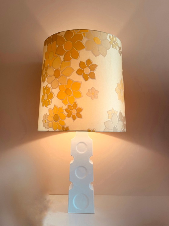 Image 1 of XL Mid Century ceramic table lamp