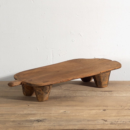 Antieke salontafel in wabi sabi stijl (ca. 1920) #15