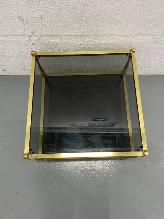 Image 1 of Vintage gouden salontafel