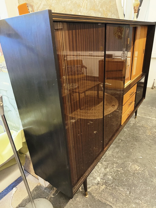 Mid - Century High Gloss High Board