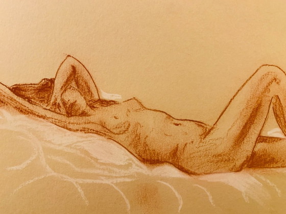 Image 1 of Ritratto di donna "siesta provenzale".