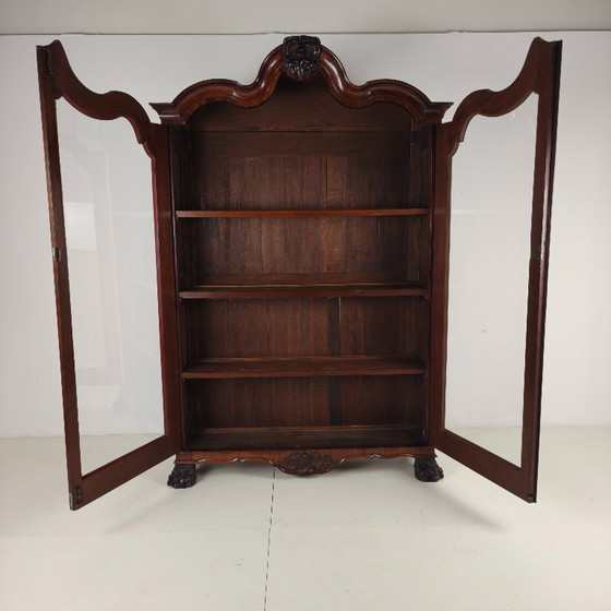 Image 1 of Librería/vitrina holandesa del siglo XVIII, circa 1760-1780