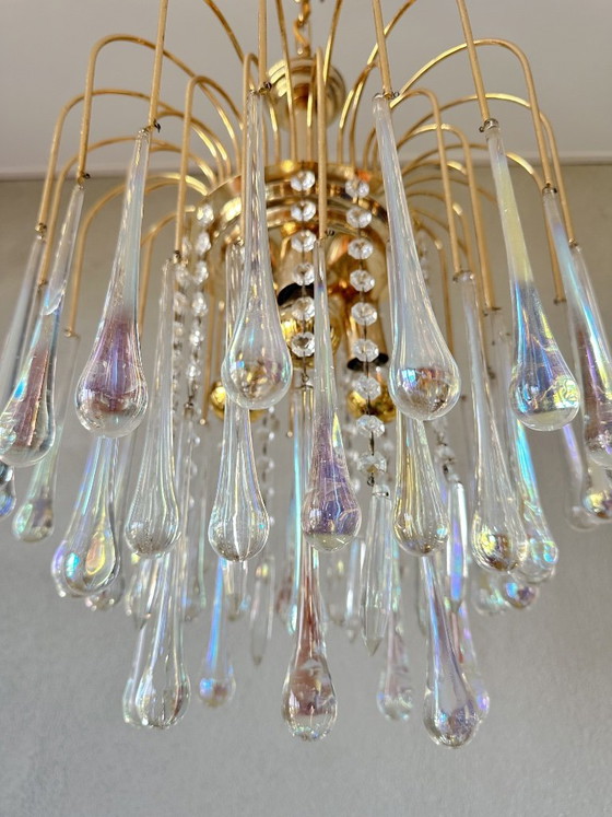 Lustre Goutte Iridescent Vintage – Glass, Metal (photo 4 of 13)