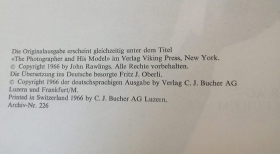 Image 1 of “The Model” by John Rawlings, edited by Bucher, 1966