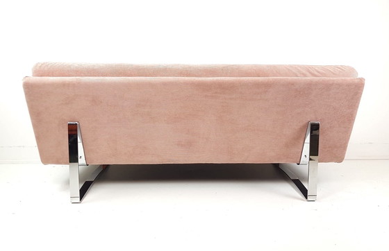 Image 1 of Divano vintage Artifort Kho Liang Le rosa, appena rivestito