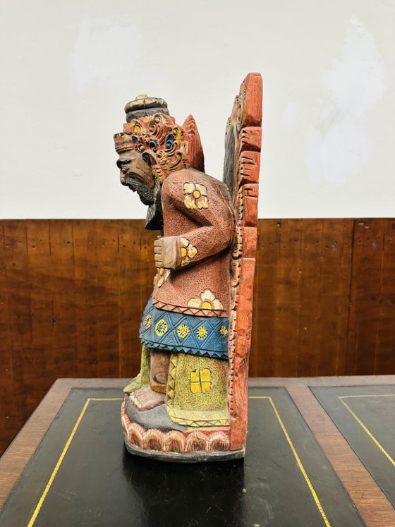Statua Antica Balinese di Sacerdote Pendeta – Sculture, Legno (photo 4 of 14)