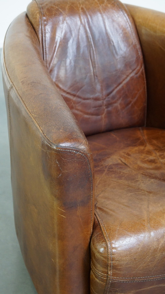 Image 1 of Beef Leather Aviator Armchair/ Armchair